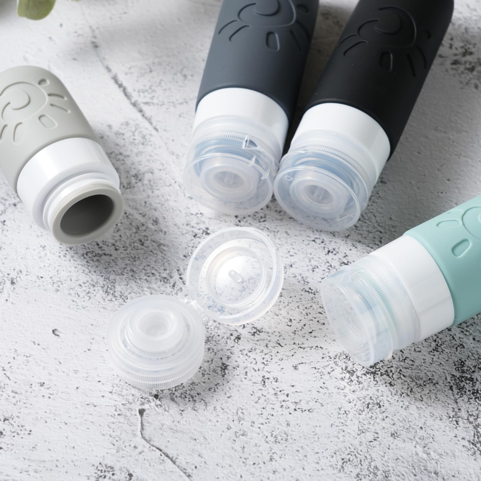Zafit TSA-approved travel bottles simplify security checks on flights.