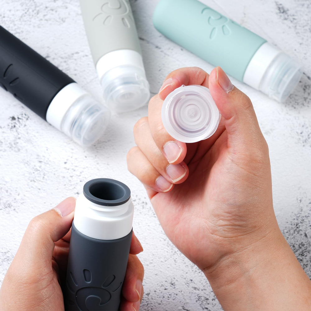 Zafit wide-mouth refillable bottles simplify refilling and cleaning during trips