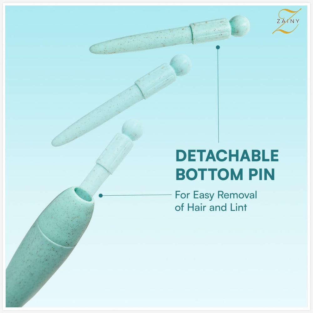 ZAINY curl brush for kids and adults, gentle on sensitive scalps.