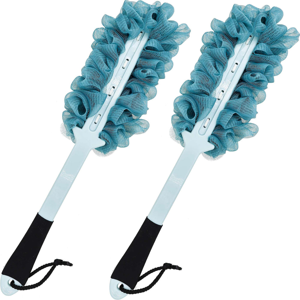 ZAIOUS ergonomic bath brush suitable for all ages and routines.