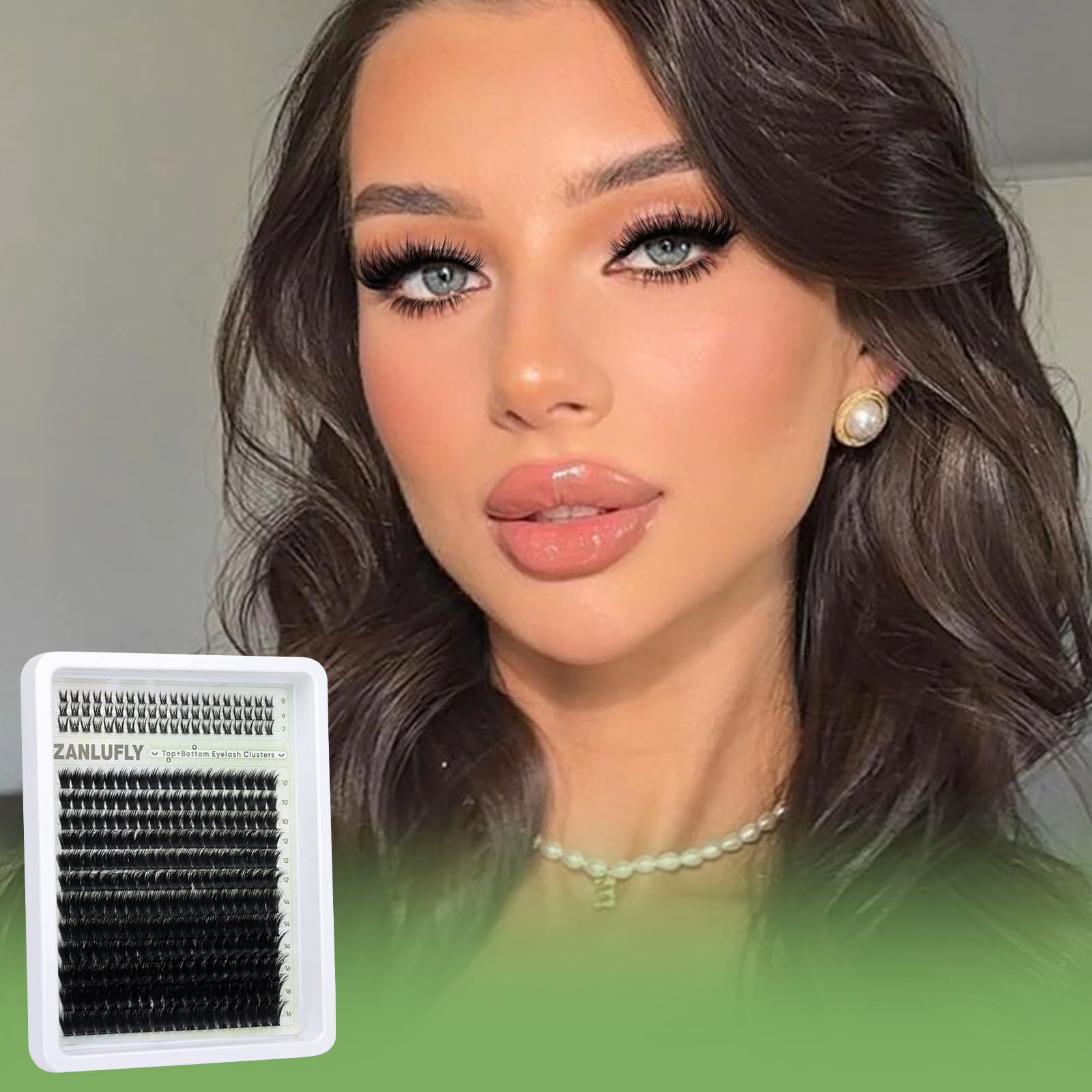 ZANLUFLY At-home application kit enables quick lash transformations.