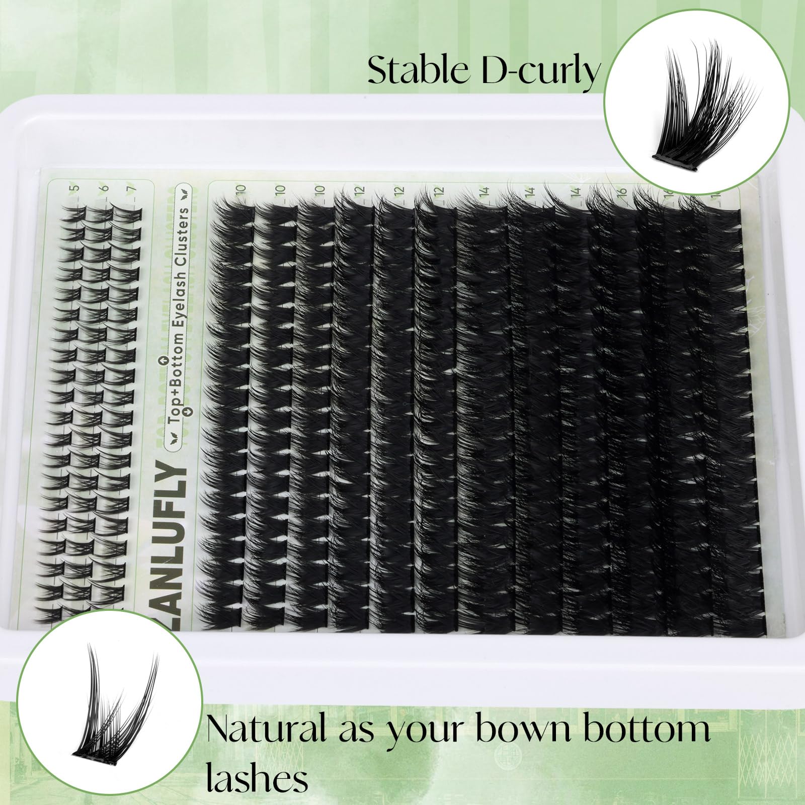 ZANLUFLY Beginner-friendly clusters simplify DIY lash upgrades.