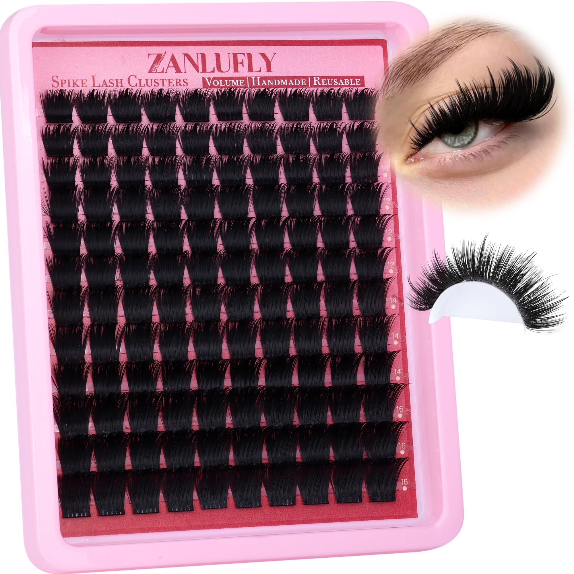 zanlufly Beginner-friendly lash extensions simplify at-home glamour in minutes.