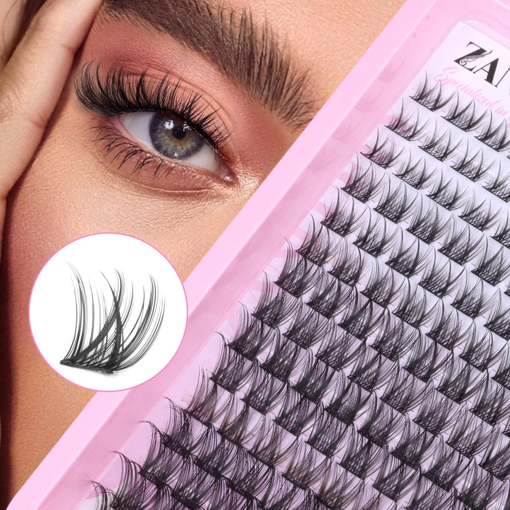Zanlufly black synthetic fibers provide natural fullness.