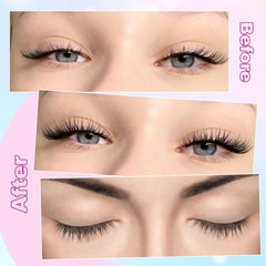 Zanlufly C curl wispy 3D clusters add volume and lift.