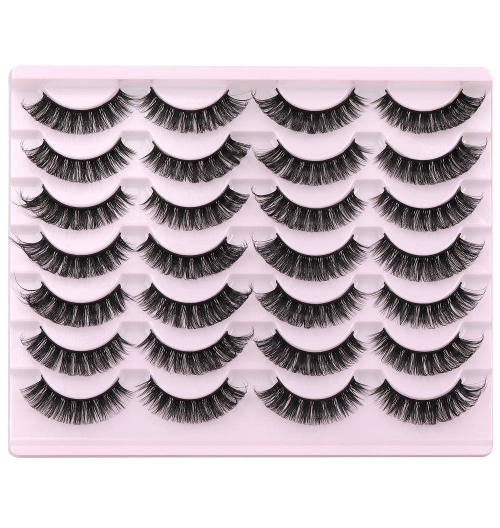 Zanlufly cat-eye D-curvy lashes for elegant evening looks
