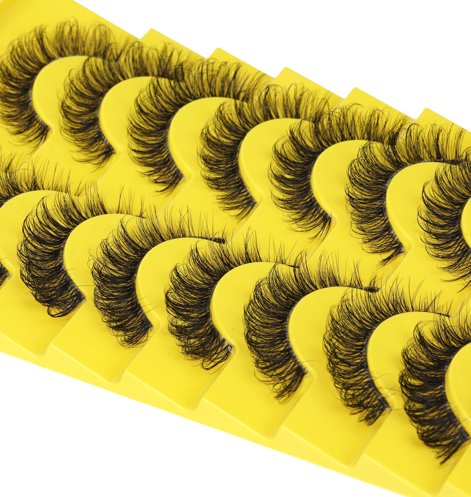Zanlufly cat eye lashes flare at the outer corner