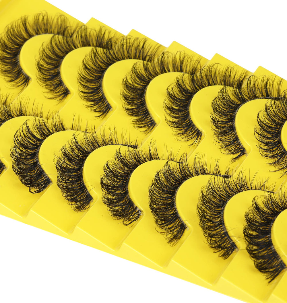 Zanlufly cat eye lashes flare at the outer corner