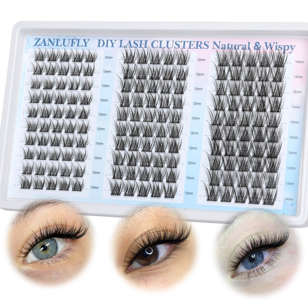 Zanlufly lashes ideal for commuting days with quick enhancement.
