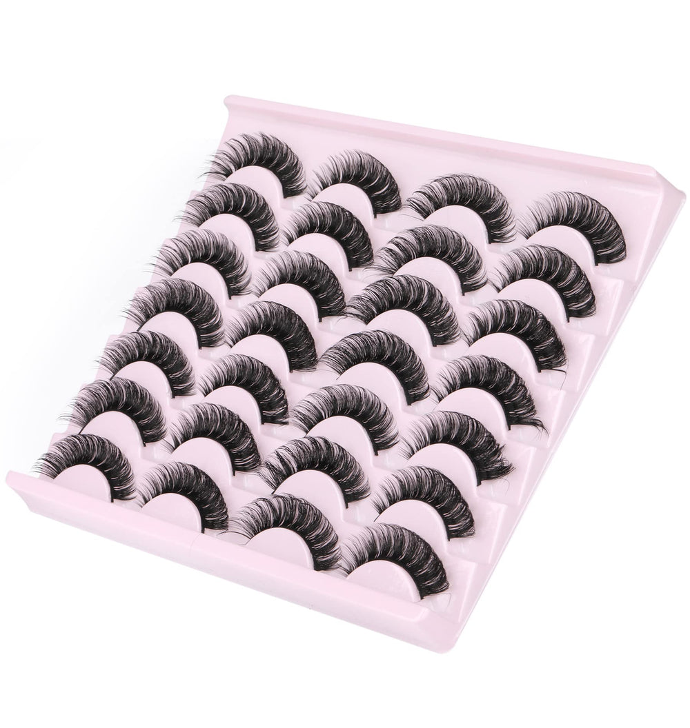 Zanlufly reusable lashes with durable band for repeated wear