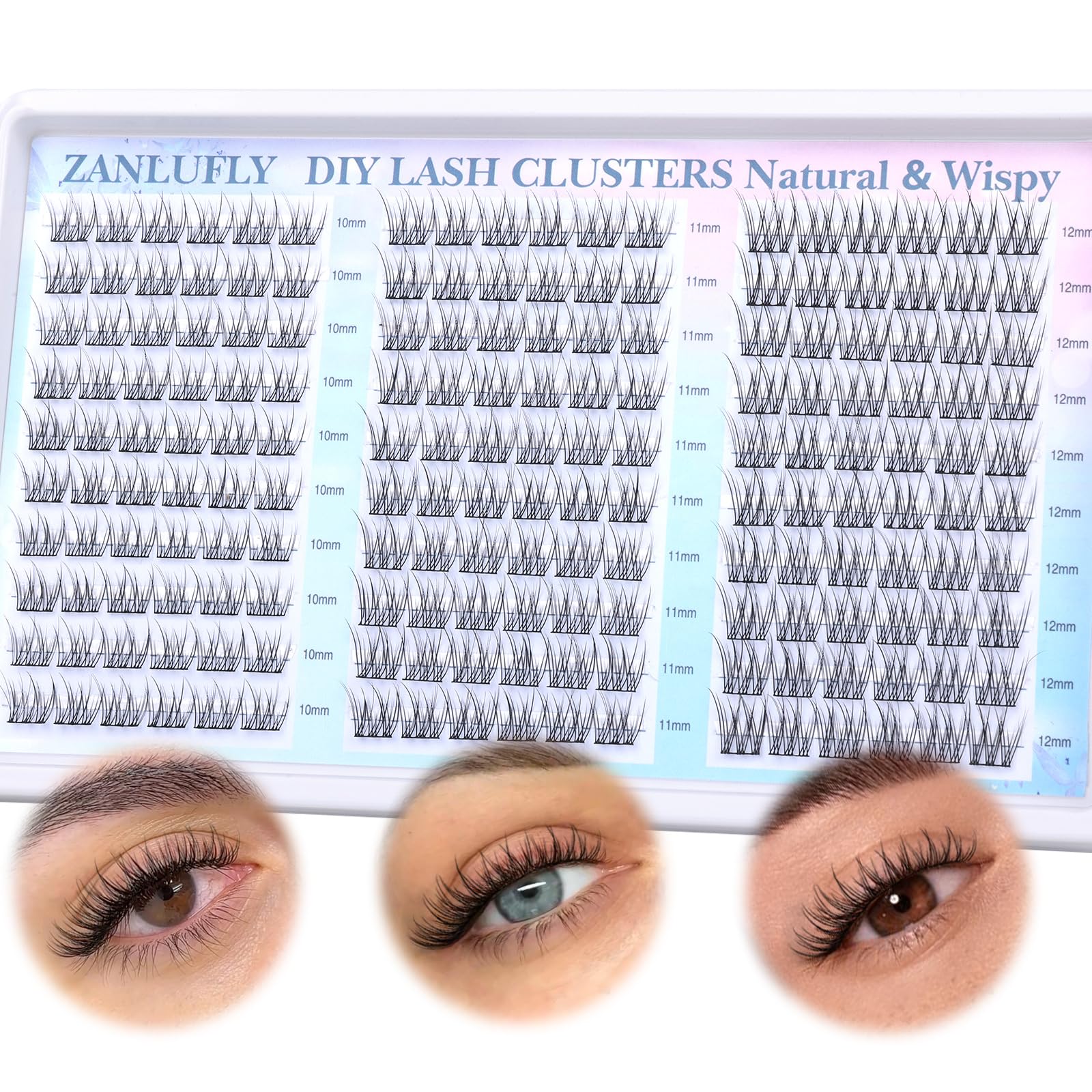 zanlufly fishtail wispy look enhances delicate eyes