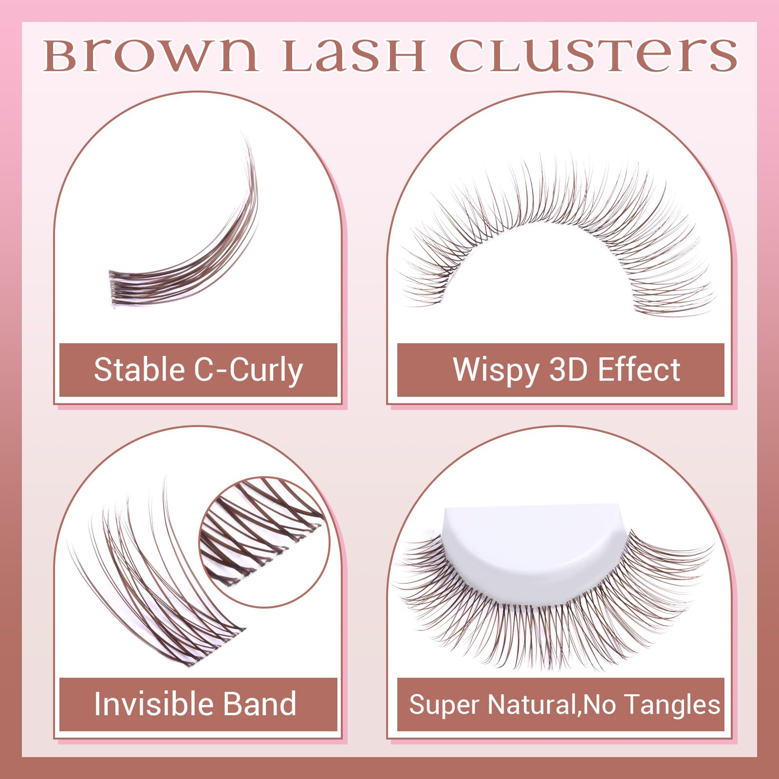 ZANLUFLY flexible ultra-thin lash band blends with natural lashes
