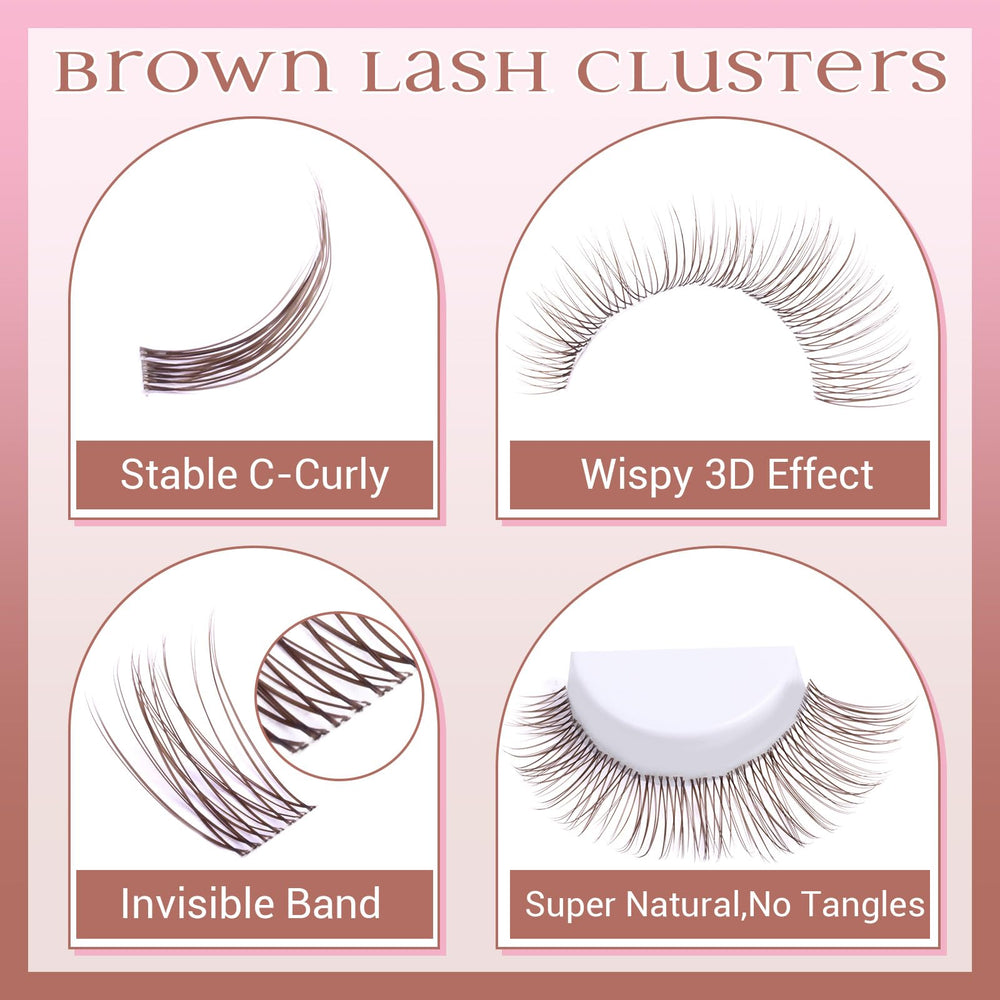 ZANLUFLY flexible ultra-thin lash band blends with natural lashes