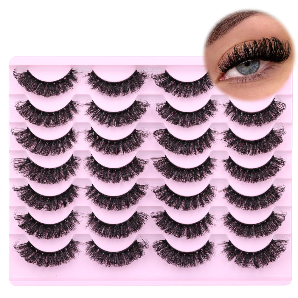 Zanlufly hand-knitted lashes blend naturally with real lashes.
