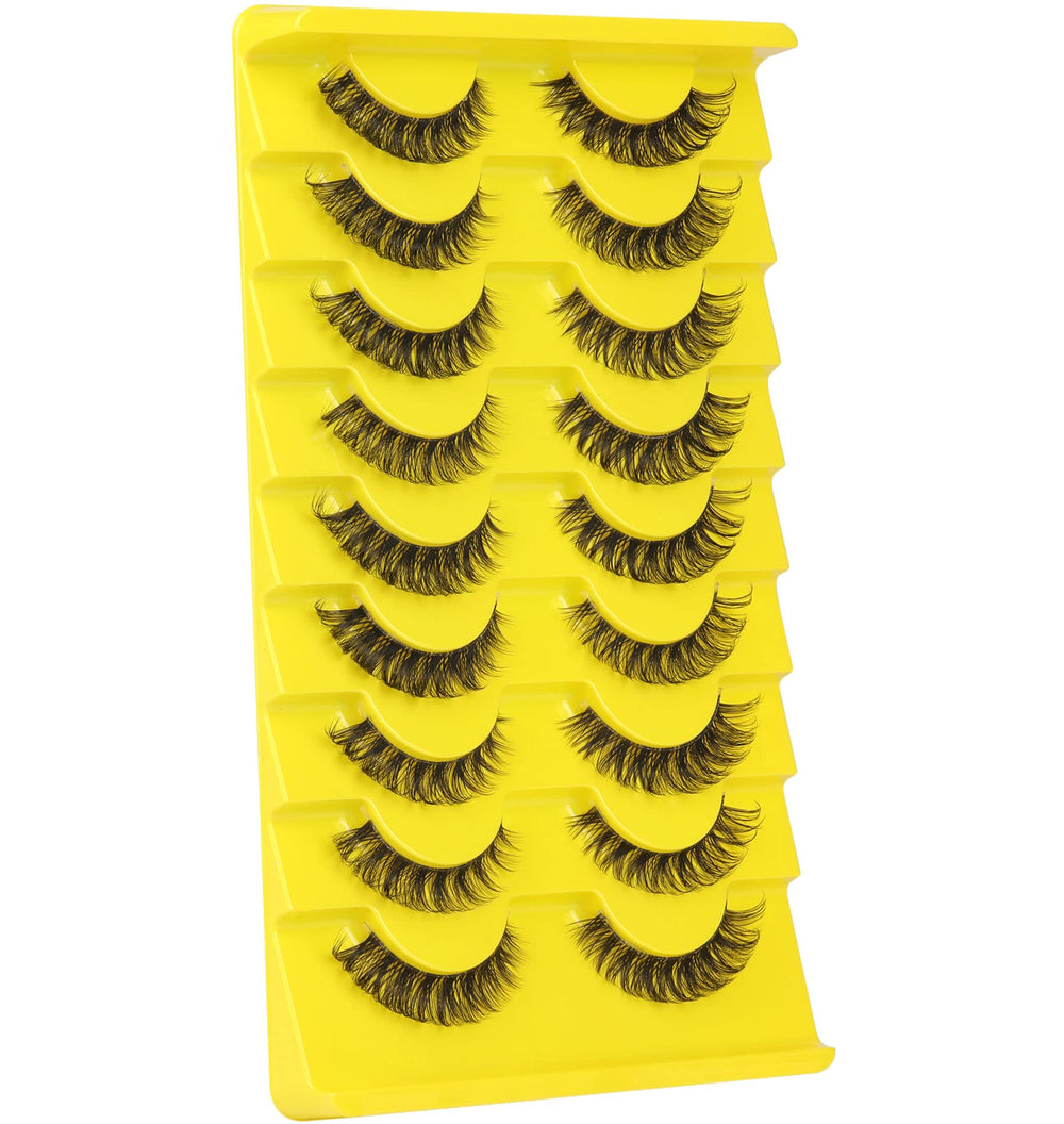 Zanlufly invisible band lashes viewed from side for seamless blend