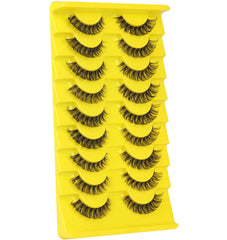 Zanlufly invisible band lashes viewed from side for seamless blend