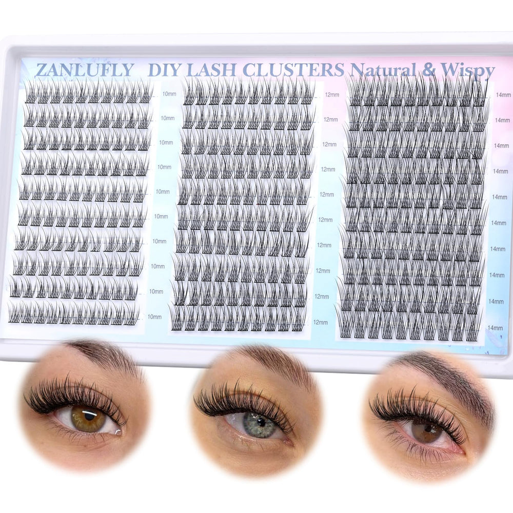 Compact Zanlufly packaging shows the at-home lash kit