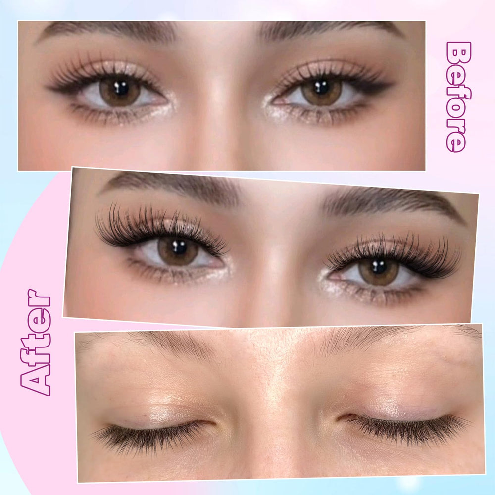 zanlufly lash clusters length variations 10-14mm for versatile styling