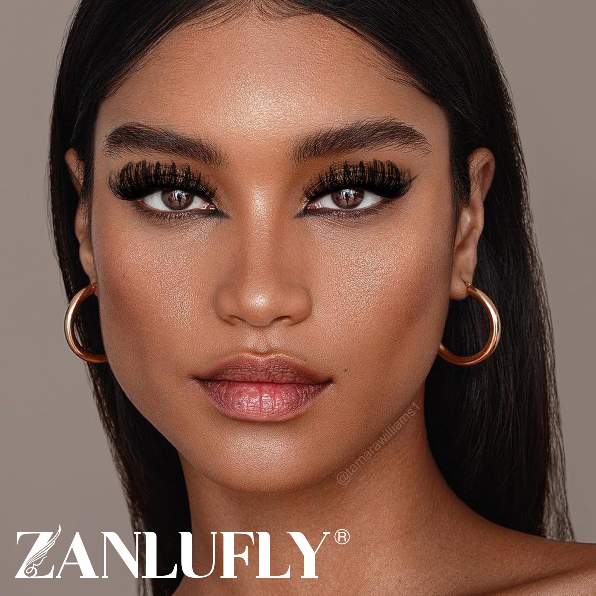 Zanlufly lightweight cotton-band lashes fit comfortably all day.