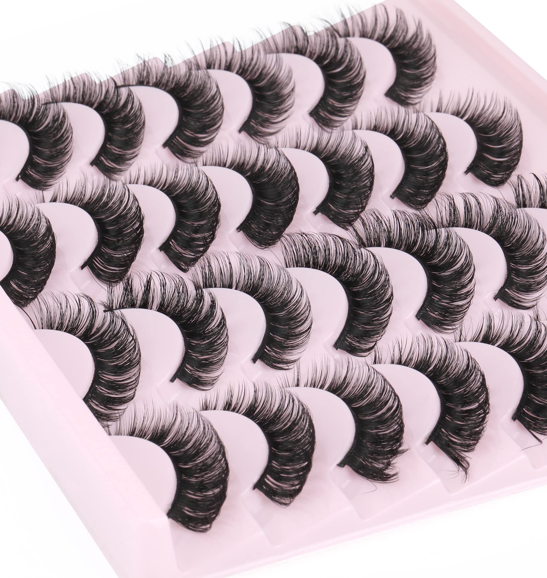 Zanlufly lightweight cotton-band lashes for comfortable all-day wear