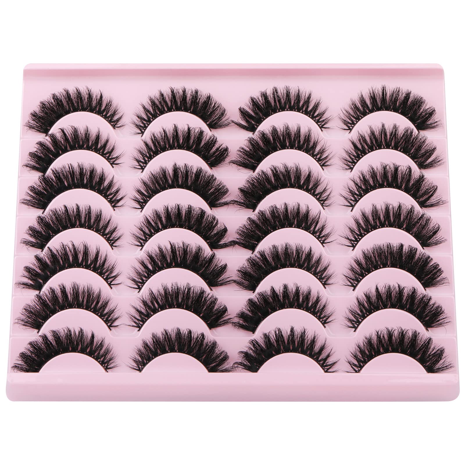 Zanlufly long wispy lashes to enhance eye contour