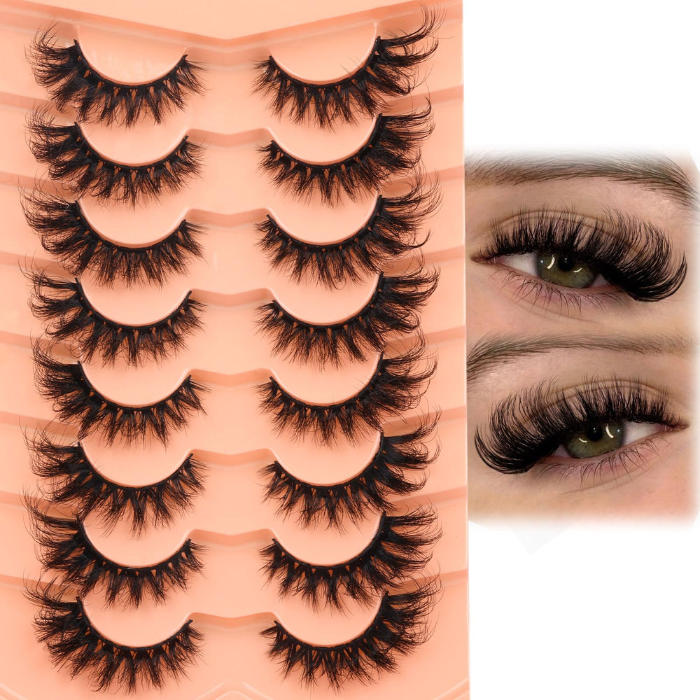 Zanlufly Mink Lashes Lightweight feel reduces eye fatigue.
