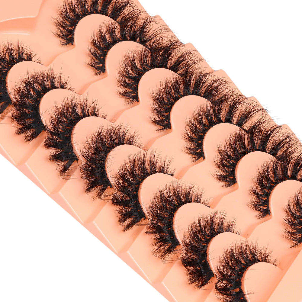 Zanlufly Mink Lashes Multi-layer design adds depth and fullness.