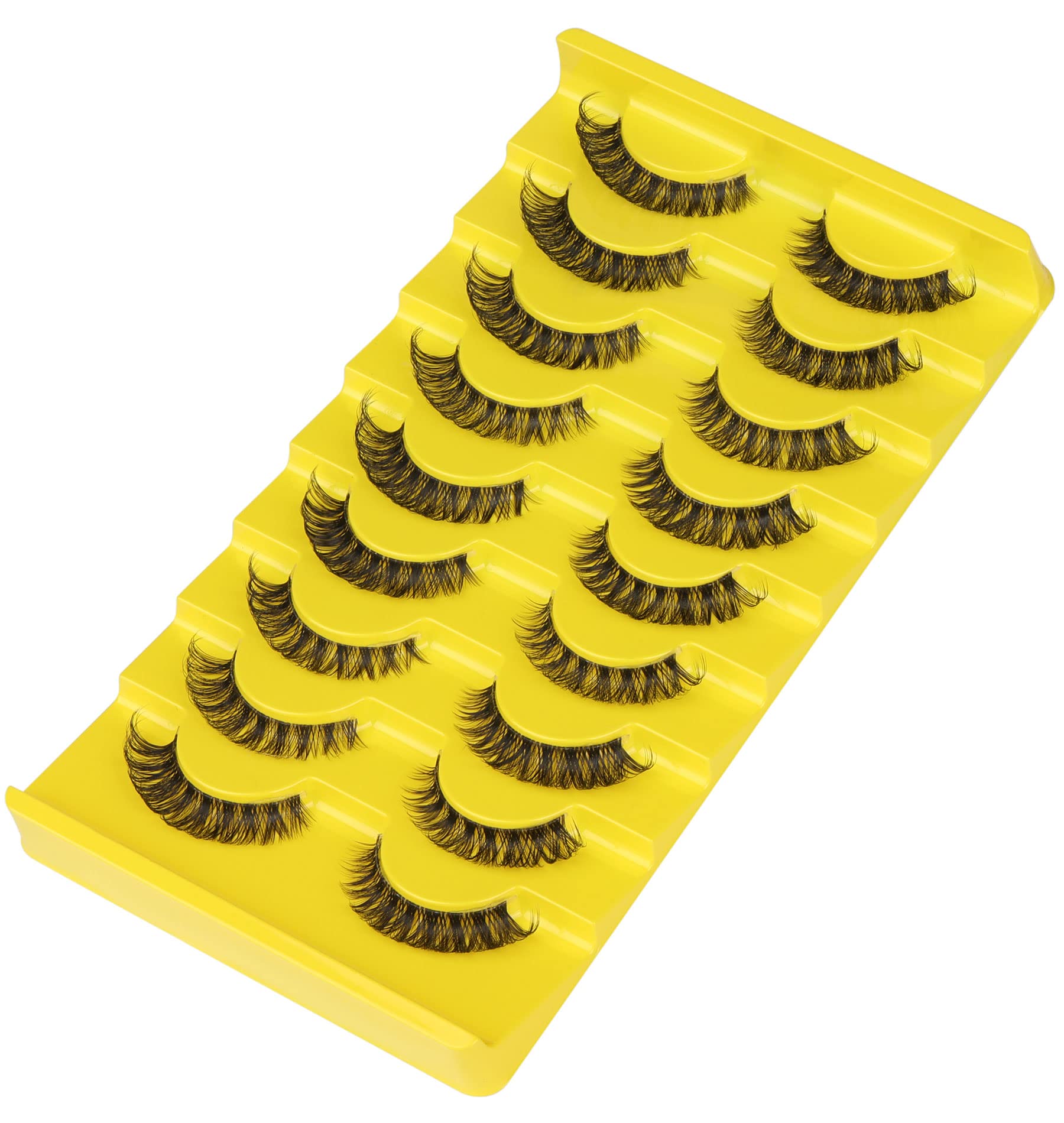 Zanlufly model wearing lashes with soft band for a natural look