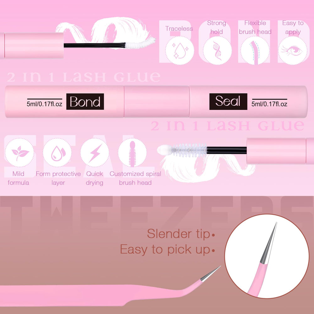 ZANLUFLY natural-looking cluster effect with wispy lashes