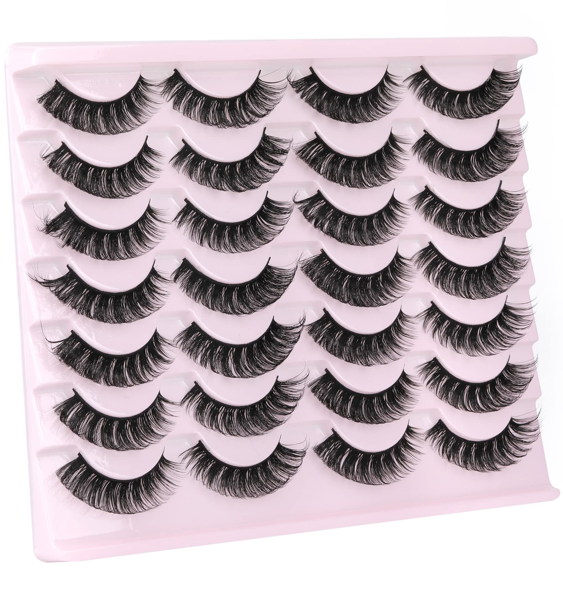 Zanlufly soft-fiber lashes close-up resembling mink texture and durability
