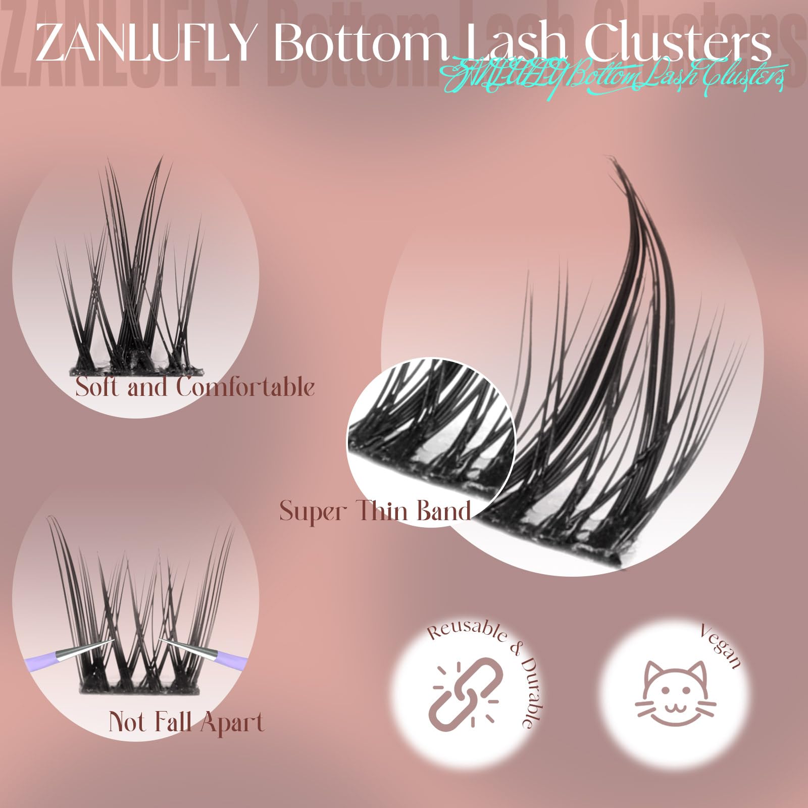 ZANLUFLY soft synthetic fibers provide comfortable, everyday wear