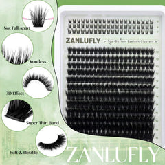 ZANLUFLY Ultra-soft synthetic fibers feel light and comfortable.