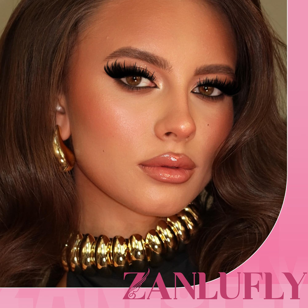 zanlufly Vegan lashes provide cruelty-free styling without sacrificing performance.