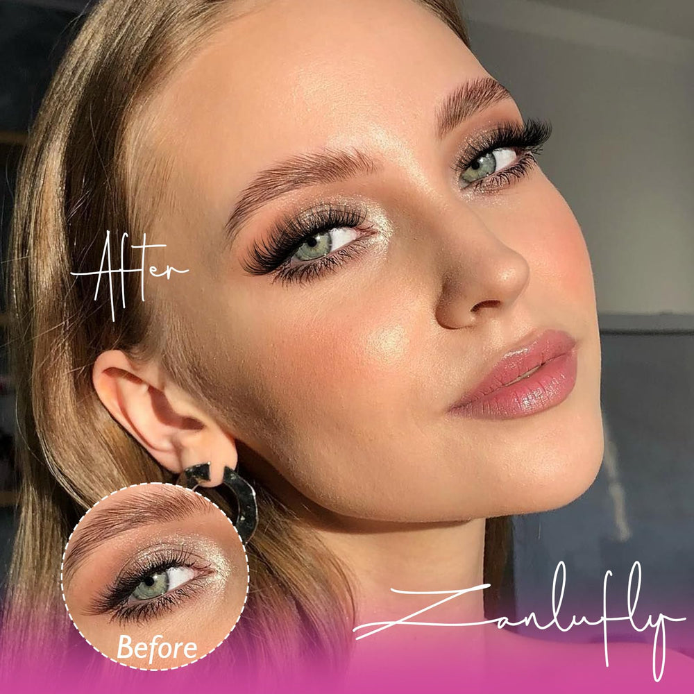 Zanlufly waterproof hold lashes stay put during workouts.