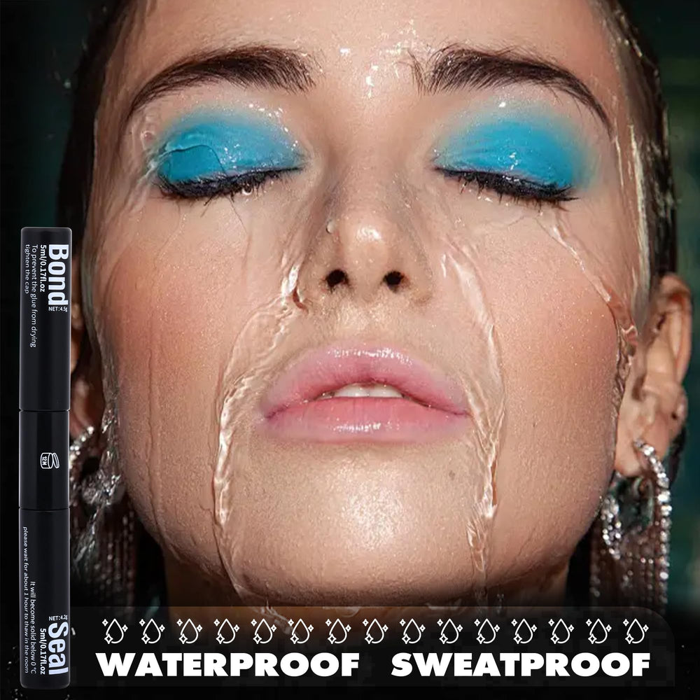 Zanlufly waterproof lash glue withstands sweat and rain