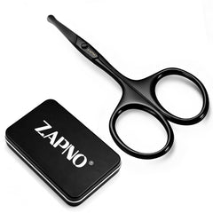 ZAPNO nose hair scissors with rounded tip for safe trimming