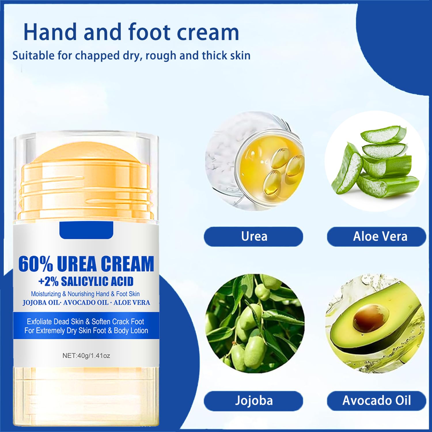 ZARICS crema urea 60% para pies, hidratación prolongada.