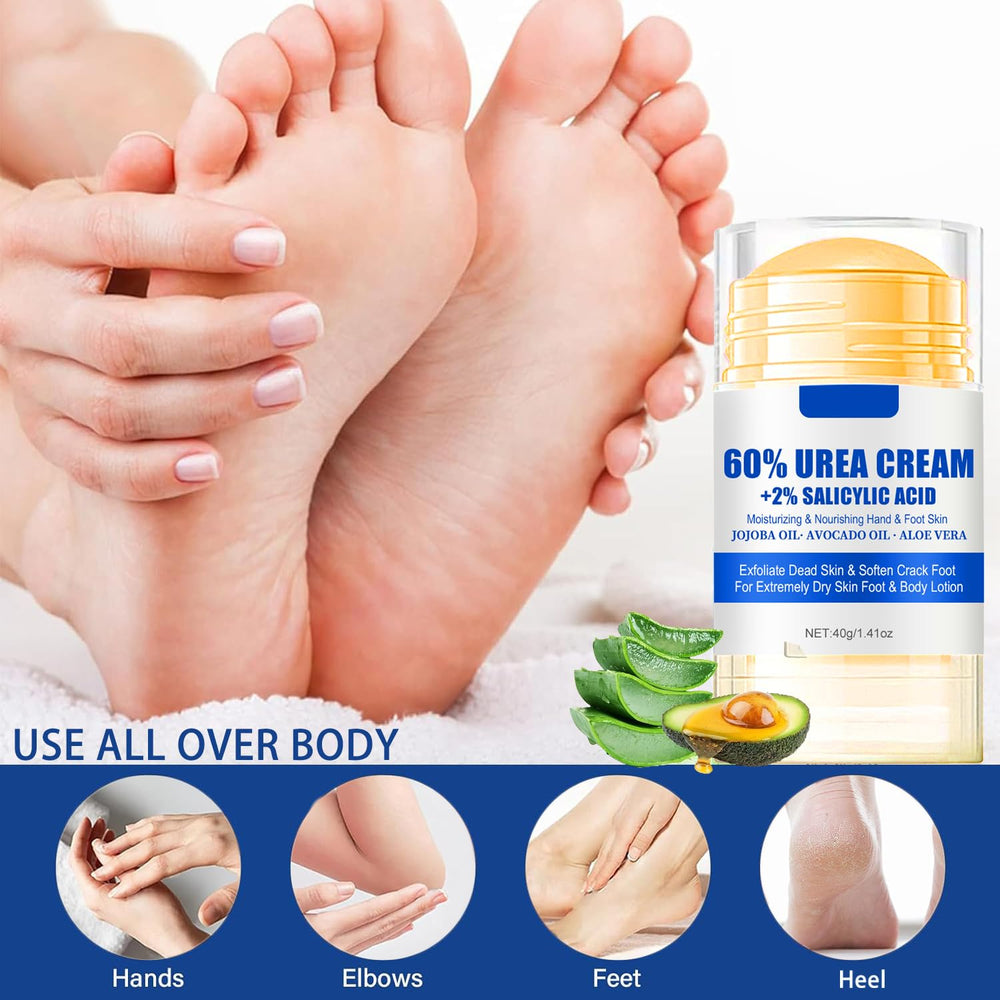 ZARICS crema urea 60% para pies, textura sedosa y no grasa.