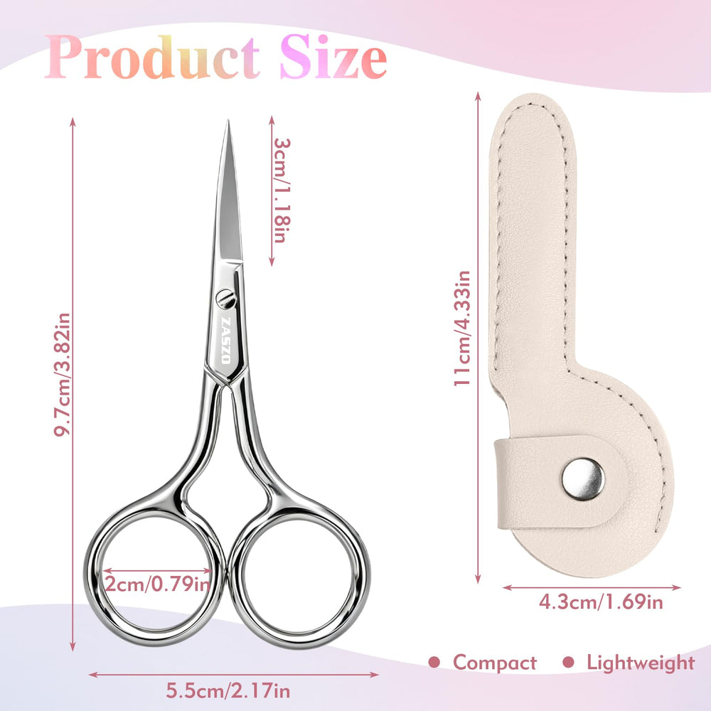 ZASZO compact design with leather cover for on-the-go blade protection.