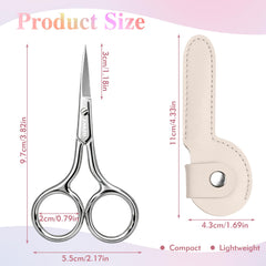 ZASZO compact design with leather cover for on-the-go blade protection.