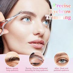 ZASZO multi-use grooming scissors for nose, eyebrow and beard precision.