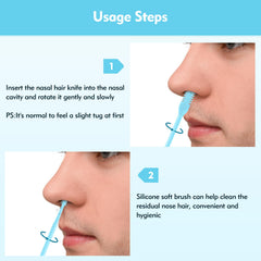 ZASZO soft-bristle cleaning brush for quick residue removal after trimming