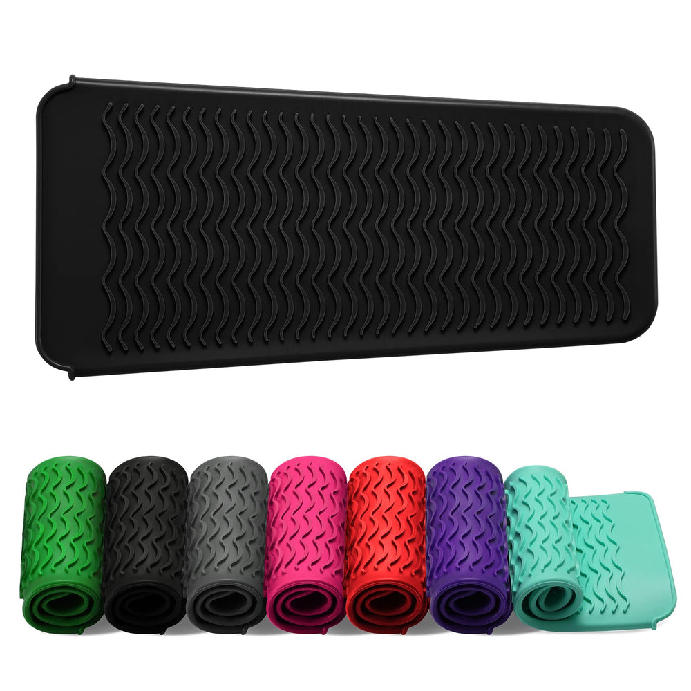 ZAXOP silicone mat pouch for flat iron keeps hot tools safe.