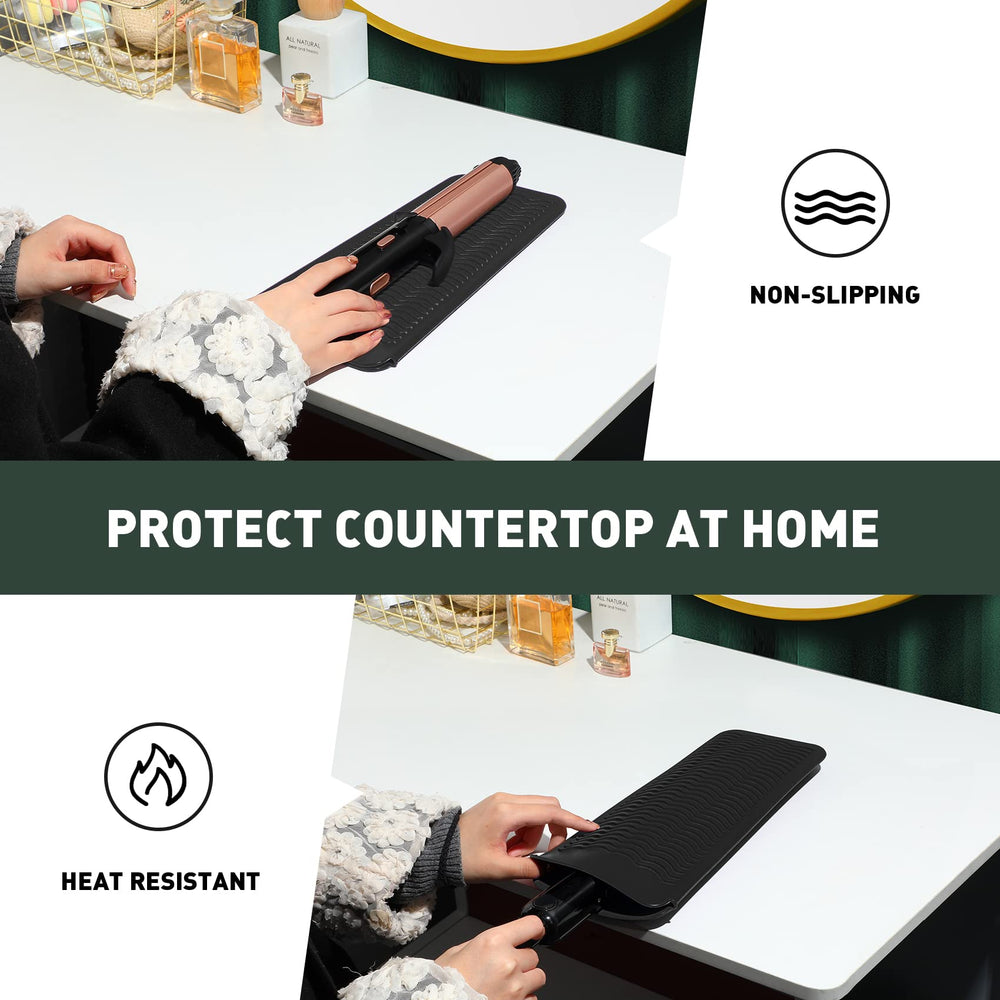 ZAXOP mat protects surfaces from heat and accidental burns.