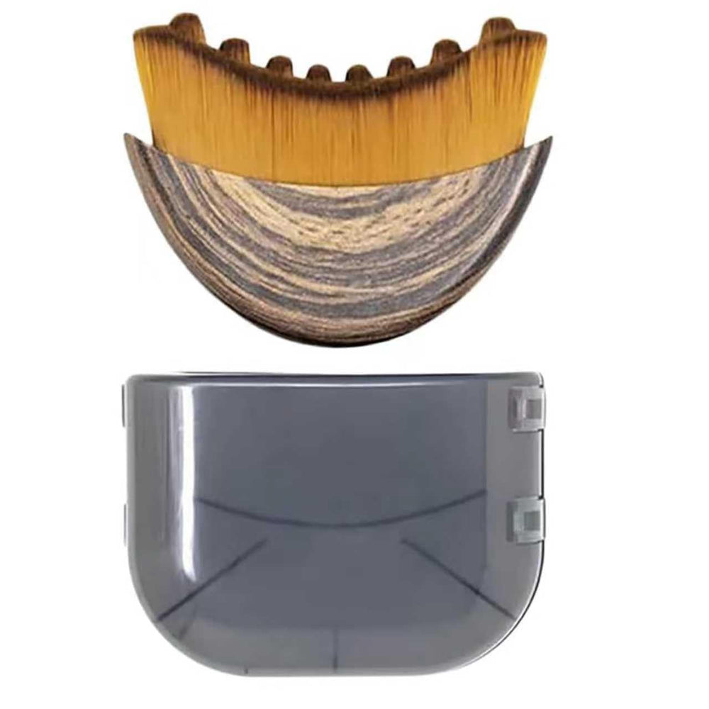 ZAZKHC lymphatic drainage brush contour design supports precise facial contouring and gentle drainage.