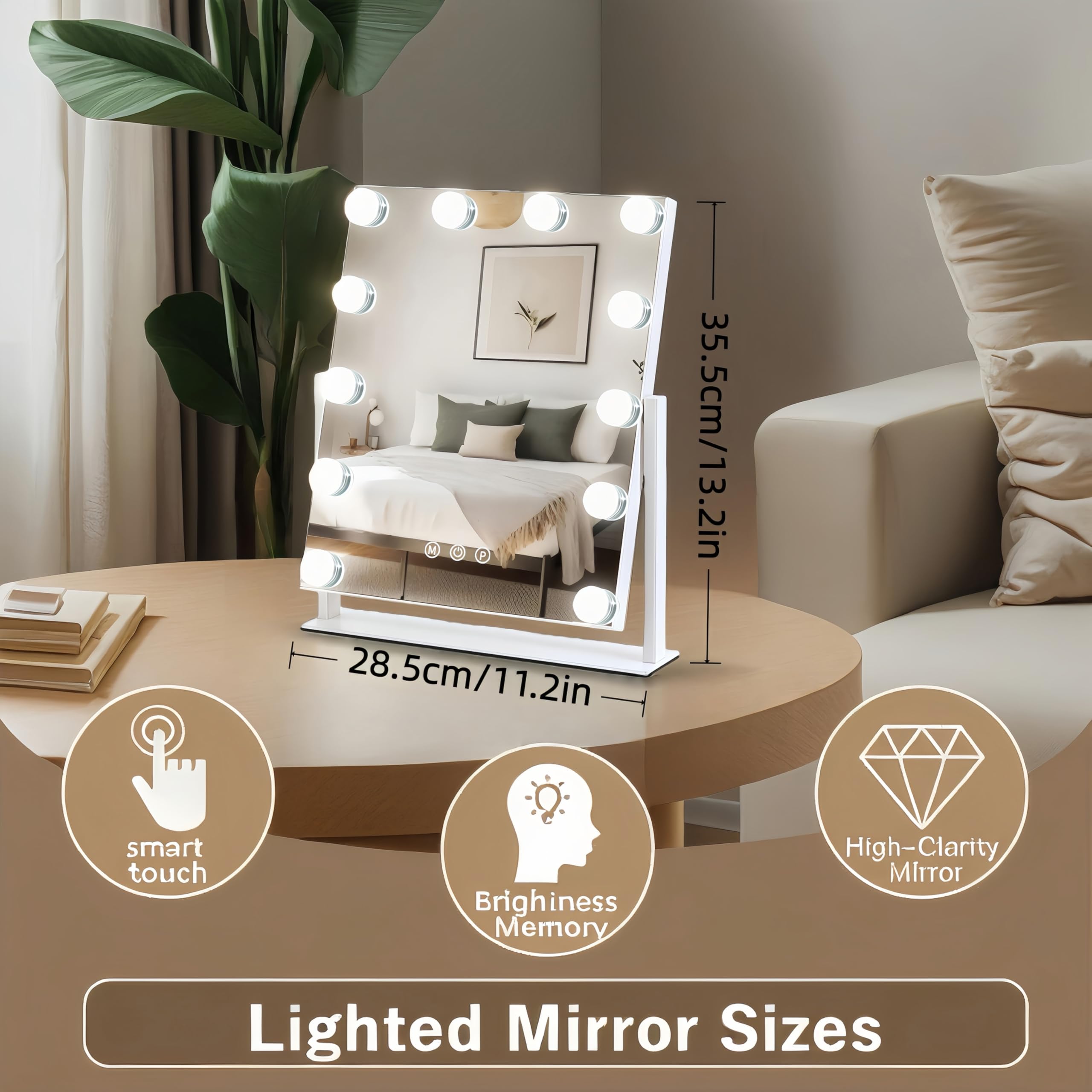 ZBOCAI 3 color modes let you tailor tone for day to night routines