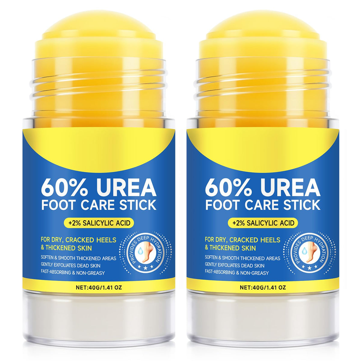 ZBQIEX crema para pies 60% urea, hidrata profundamente y suaviza talones.