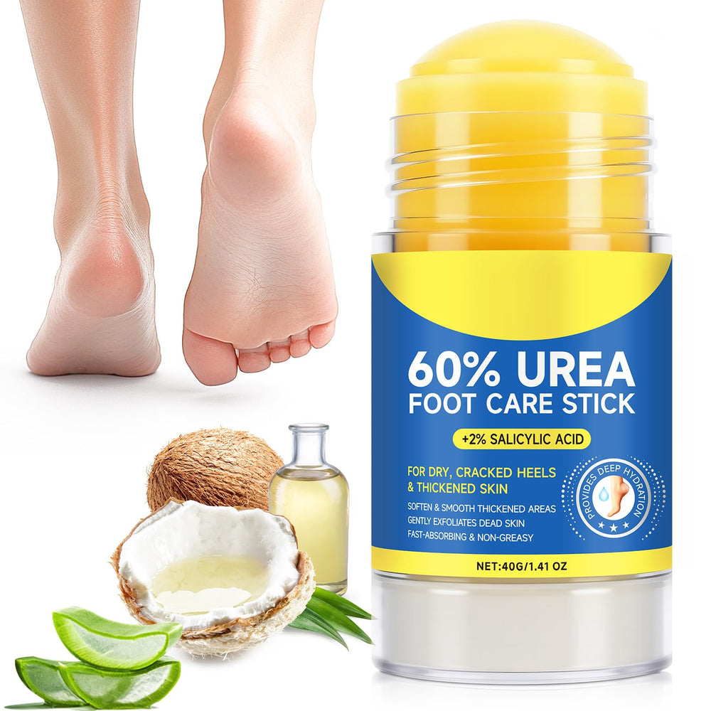 ZBQIEX 60% Urea Foot Cream targets cracked heels with deep hydration.
