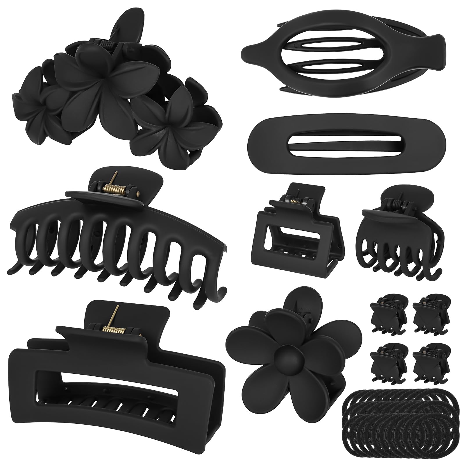 ZCLRUIQI large hair clip secures thick hair for all day hold.