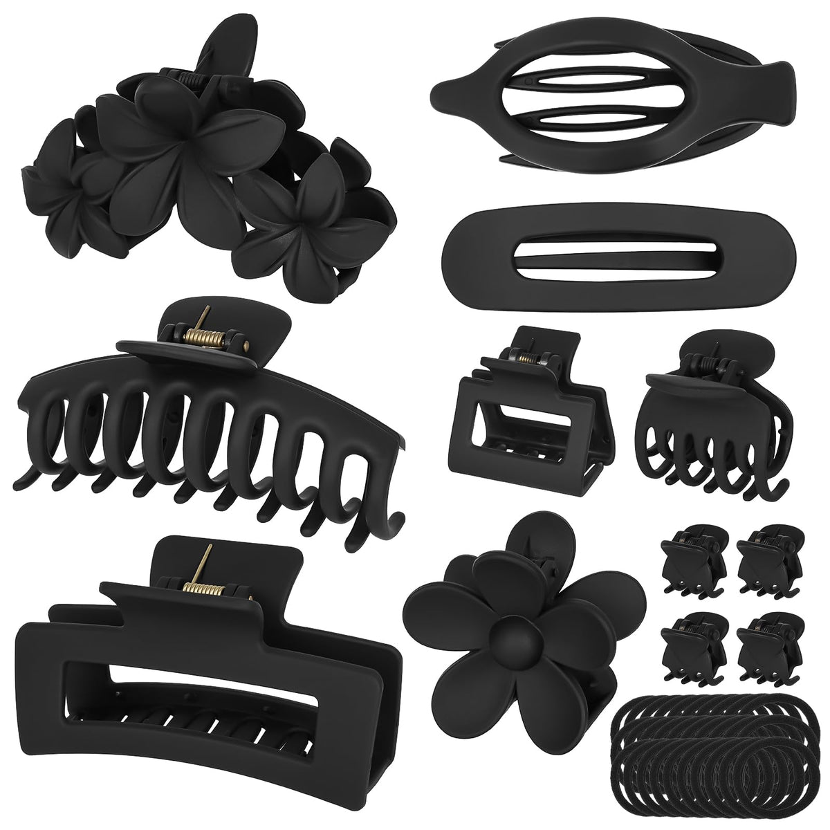 ZCLRUIQI large hair clip secures thick hair for all day hold.